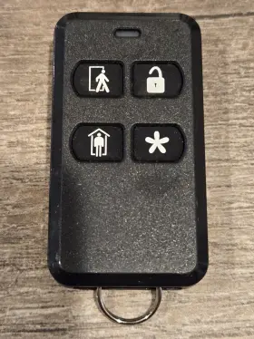 2gig 022-4559 4-button Key Ring Remote 2gig-key2-345 For Home Alarm Ships Quickly