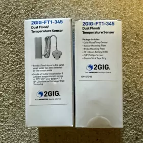 2gig 2gig-ft1-345 Wireless Flood And Temperature Sensor Battery New