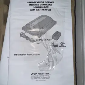 Adt Gd00z-6 New Z-wave Garage Door Control Opener