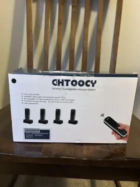 Chtoocy C668-p4 Chtoochy Handheld Wireless Rechargeable Intercom System 4 New