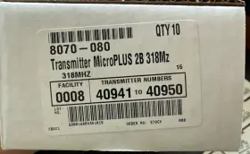 Doorking 8070-080 Microplus 2b 318mz Transmitter Pack Of 10 / Factory Sealed