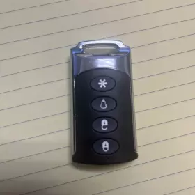 Ge Tx-e101 Interlogix Wireless 4-button Keyfob Chrome