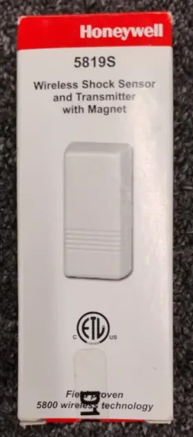 Honeywell 886618220593 Resideo 5819s Wireless Shock Sensor And Magnetic Contact - Obn Y4