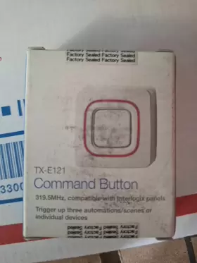 Interlogix Tx-e121 Automation Action Button Qolsys And Ge 319.5mhz Compatible