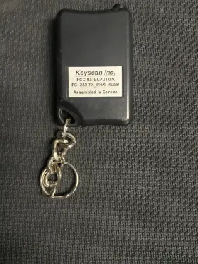Keyscan Inc. 49228 Inc. Tx Prx Wireless Transmitter Remote Black 4-button Model