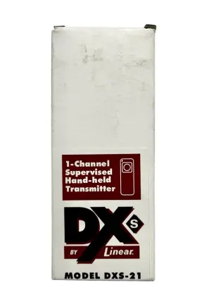 Linear Dxs-21 One Button Channel Supervised Handheld Transmitter