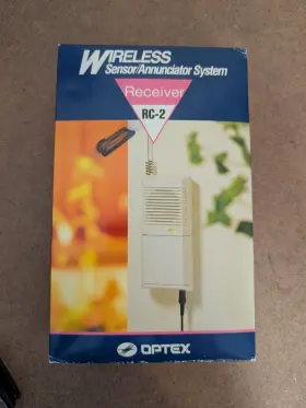 Optex Rc-2fe Wireless Sensor Annunciator System Receiver 70 Ft Range New In Box