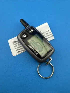 Panther Njqtr53a New 2-way Lcd Alarm Remote Start Transmitter Fob With Programming