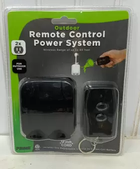 Prime Tnorem02 Wire And Cable Outdoor Remote Control Power System Wireless Range 80ft