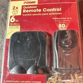 Prime Uttnorem2-hl Remote Control Infrared Black 24.3m Range 125vac