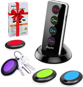Reyke Qf04a Key Finder 80db Rf Item Locator Tags With 131ft. Working Range Wireless