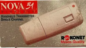 Rokonet Rw-t51 1-channel Wireless Transmitter Alarm Remote Risco Nova 51 318mhz