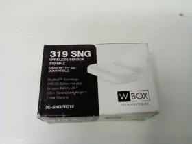 Safetymind Wireless Oe-sngpr319 319 Sng Sensor W-box Technologies 0e-sngpr319