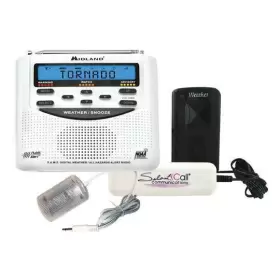 Silent Call Sc-wakit2 Midland Weather Alert Radio With Light And Bed Shaker