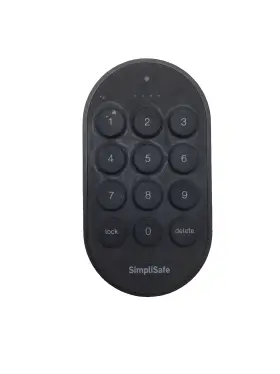 Simplisafe 843261113986 Smart Lock Pin Pad Black Remote Access Replacement Only