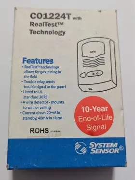 System Sensor Co1224t Carbon Monoxide Detector - Brand New In Box