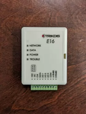 Trikdis E16 Ethernet Communicator Transmits Information To Central Station - New