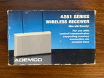 Ademco 4281l Wireless Receiver. Fixed Price $40.00.